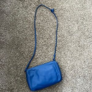 Nordstrom blue crossbody purse.